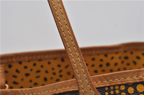 Auth Louis Vuitton Monogram Wave Neverfull MM Tote Bag Yellow M40685 LV 9398E