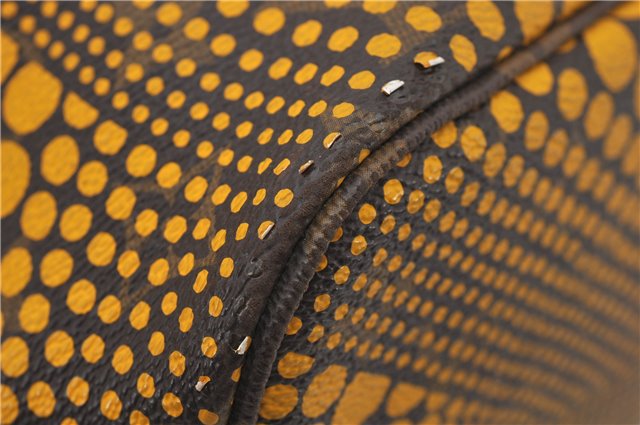 Auth Louis Vuitton Monogram Wave Neverfull MM Tote Bag Yellow M40685 LV 9398E