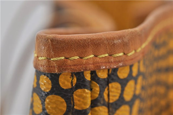 Auth Louis Vuitton Monogram Wave Neverfull MM Tote Bag Yellow M40685 LV 9398E