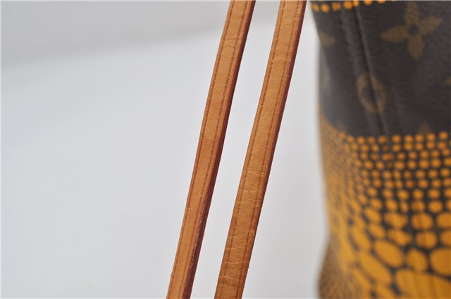 Auth Louis Vuitton Monogram Wave Neverfull MM Tote Bag Yellow M40685 LV 9398E