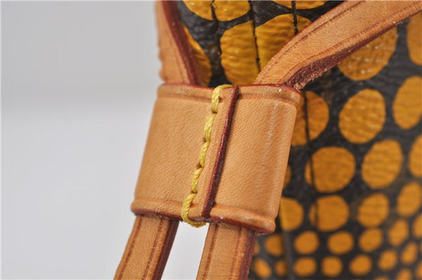 Auth Louis Vuitton Monogram Wave Neverfull MM Tote Bag Yellow M40685 LV 9398E