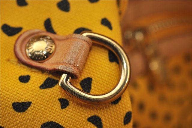 Auth Louis Vuitton Monogram Wave Neverfull MM Tote Bag Yellow M40685 LV 9398E