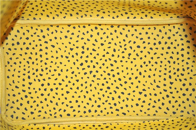 Auth Louis Vuitton Monogram Wave Neverfull MM Tote Bag Yellow M40685 LV 9398E