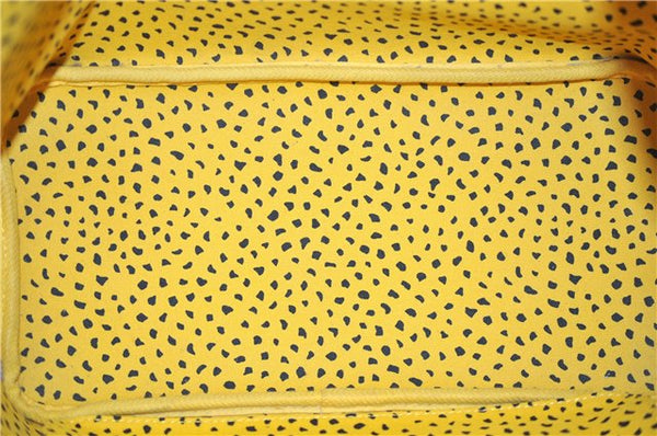 Auth Louis Vuitton Monogram Wave Neverfull MM Tote Bag Yellow M40685 LV 9398E