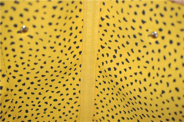 Auth Louis Vuitton Monogram Wave Neverfull MM Tote Bag Yellow M40685 LV 9398E