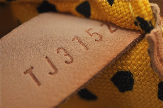 Auth Louis Vuitton Monogram Wave Neverfull MM Tote Bag Yellow M40685 LV 9398E