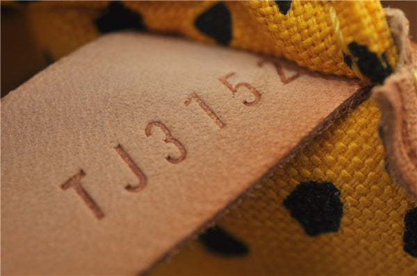 Auth Louis Vuitton Monogram Wave Neverfull MM Tote Bag Yellow M40685 LV 9398E