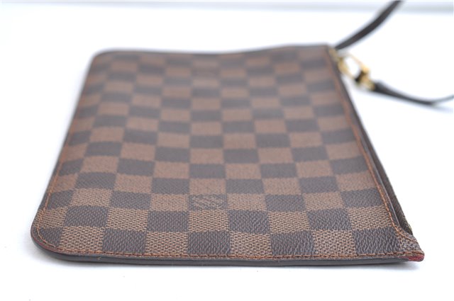 Authentic Louis Vuitton Damier Neverfull Pouch Purse Clutch Bag LV 9404E