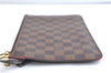Authentic Louis Vuitton Damier Neverfull Pouch Purse Clutch Bag LV 9404E