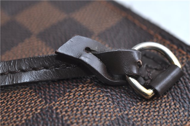 Authentic Louis Vuitton Damier Neverfull Pouch Purse Clutch Bag LV 9404E