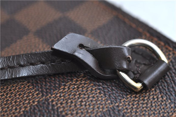 Authentic Louis Vuitton Damier Neverfull Pouch Purse Clutch Bag LV 9404E