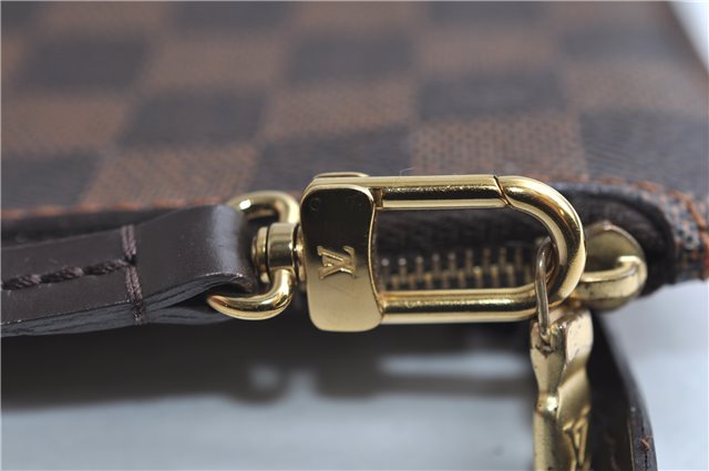 Authentic Louis Vuitton Damier Neverfull Pouch Purse Clutch Bag LV 9404E