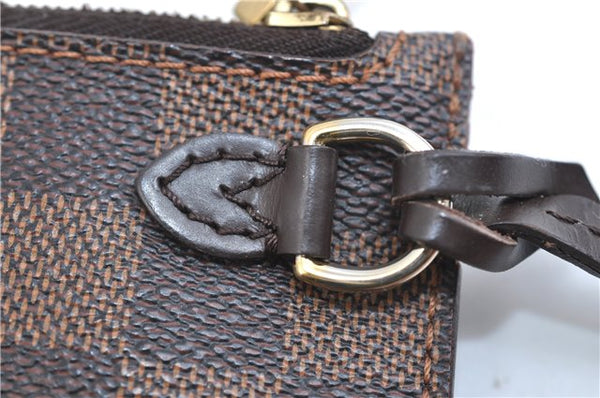 Authentic Louis Vuitton Damier Neverfull Pouch Purse Clutch Bag LV 9404E