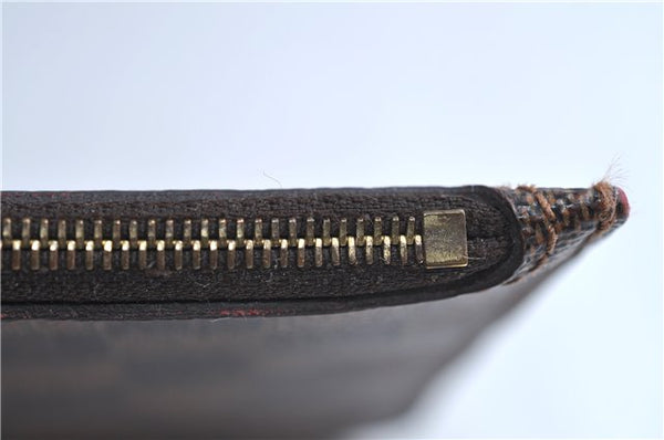 Authentic Louis Vuitton Damier Neverfull Pouch Purse Clutch Bag LV 9404E