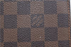 Authentic Louis Vuitton Damier Neverfull Pouch Purse Clutch Bag LV 9404E