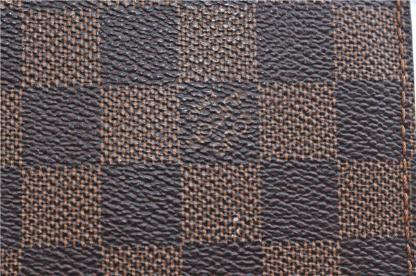 Authentic Louis Vuitton Damier Neverfull Pouch Purse Clutch Bag LV 9404E