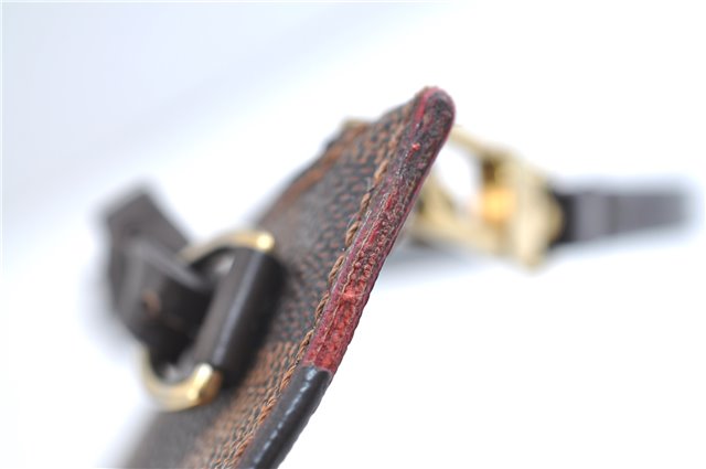 Authentic Louis Vuitton Damier Neverfull Pouch Purse Clutch Bag LV 9404E