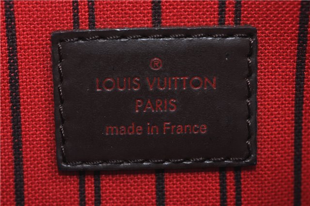 Authentic Louis Vuitton Damier Neverfull Pouch Purse Clutch Bag LV 9404E