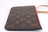 Authentic Louis Vuitton Monogram Neverfull Pouch Purse Clutch Bag Pink LV 9405E