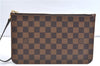 Authentic Louis Vuitton Damier Neverfull Pouch Purse Clutch Bag LV 9406E