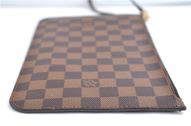 Authentic Louis Vuitton Damier Neverfull Pouch Purse Clutch Bag LV 9406E
