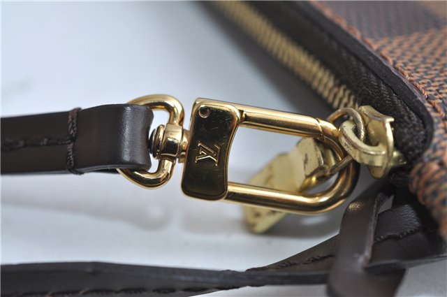 Authentic Louis Vuitton Damier Neverfull Pouch Purse Clutch Bag LV 9406E