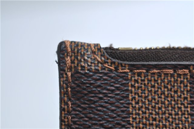 Authentic Louis Vuitton Damier Neverfull Pouch Purse Clutch Bag LV 9406E