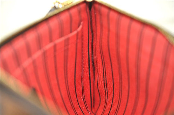 Authentic Louis Vuitton Damier Neverfull Pouch Purse Clutch Bag LV 9406E