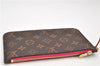 Authentic Louis Vuitton Monogram Neverfull Pouch Purse Clutch Bag Pink LV 9407E