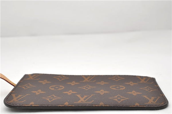 Authentic Louis Vuitton Monogram Neverfull Pouch Purse Clutch Bag Pink LV 9407E