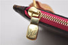 Authentic Louis Vuitton Monogram Neverfull Pouch Purse Clutch Bag Pink LV 9407E