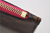 Authentic Louis Vuitton Monogram Neverfull Pouch Purse Clutch Bag Pink LV 9407E