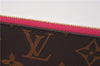 Authentic Louis Vuitton Monogram Neverfull Pouch Purse Clutch Bag Pink LV 9407E