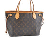 Authentic Louis Vuitton Monogram Neverfull PM Shoulder Tote Bag M40155 LV 9431A