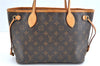 Authentic Louis Vuitton Monogram Neverfull PM Shoulder Tote Bag M40155 LV 9431A