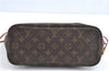 Authentic Louis Vuitton Monogram Neverfull PM Shoulder Tote Bag M40155 LV 9431A