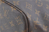Authentic Louis Vuitton Monogram Neverfull PM Shoulder Tote Bag M40155 LV 9431A