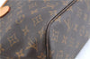 Authentic Louis Vuitton Monogram Neverfull PM Shoulder Tote Bag M40155 LV 9431A