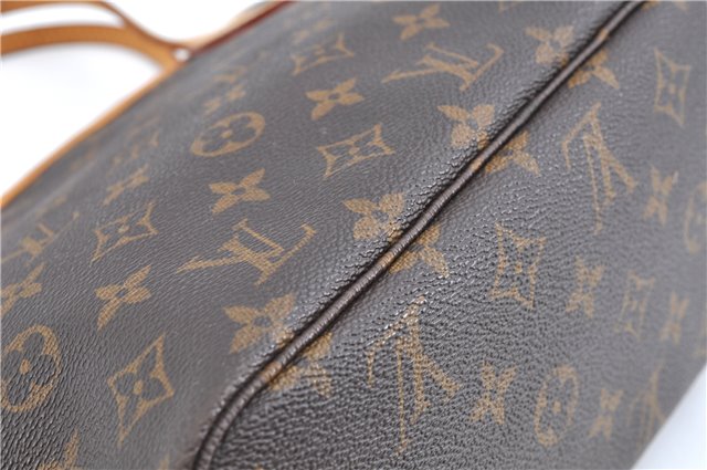 Authentic Louis Vuitton Monogram Neverfull PM Shoulder Tote Bag M40155 LV 9431A