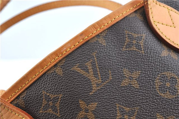 Authentic Louis Vuitton Monogram Neverfull PM Shoulder Tote Bag M40155 LV 9431A