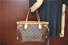 Authentic Louis Vuitton Monogram Neverfull PM Shoulder Tote Bag M40155 LV 9431A