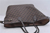 Auth Louis Vuitton Damier Neverfull MM Rose Ballerine Tote Bag N41603 LV 9476C