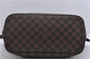 Auth Louis Vuitton Damier Neverfull MM Rose Ballerine Tote Bag N41603 LV 9476C