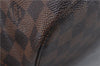 Auth Louis Vuitton Damier Neverfull MM Rose Ballerine Tote Bag N41603 LV 9476C