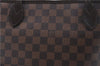 Auth Louis Vuitton Damier Neverfull MM Rose Ballerine Tote Bag N41603 LV 9476C