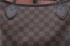 Auth Louis Vuitton Damier Neverfull MM Rose Ballerine Tote Bag N41603 LV 9476C