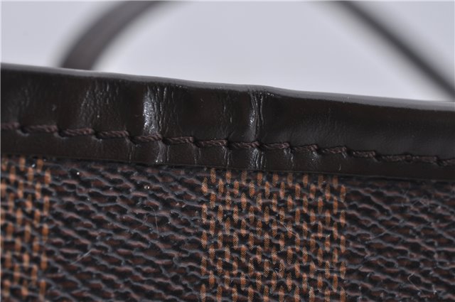 Auth Louis Vuitton Damier Neverfull MM Rose Ballerine Tote Bag N41603 LV 9476C