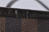 Auth Louis Vuitton Damier Neverfull MM Rose Ballerine Tote Bag N41603 LV 9476C