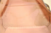 Auth Louis Vuitton Damier Neverfull MM Rose Ballerine Tote Bag N41603 LV 9476C