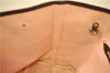 Auth Louis Vuitton Damier Neverfull MM Rose Ballerine Tote Bag N41603 LV 9476C